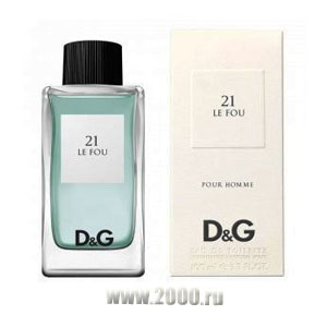 D&G 21 Le Fou от Dolce & Gabbana Туалетная вода 50 мл Тестер